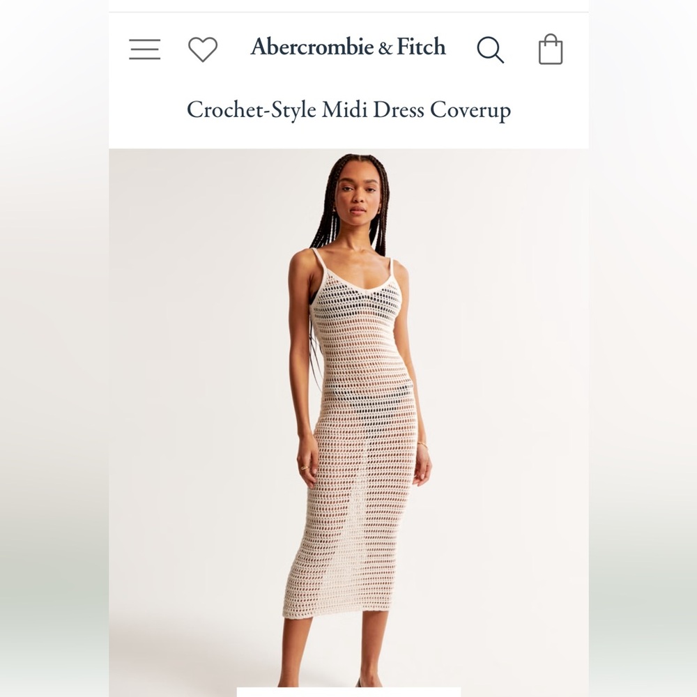 BNWT crochet style cover up